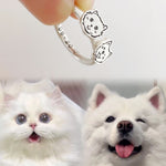 犬や猫などのペット写真で世界に一つの素敵な指輪♡